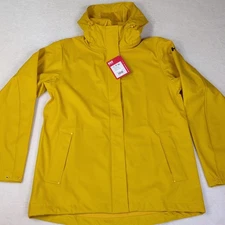 Helly Hansen Women's Moss Rain Jacket Size Large Yellow Coat New With Tags