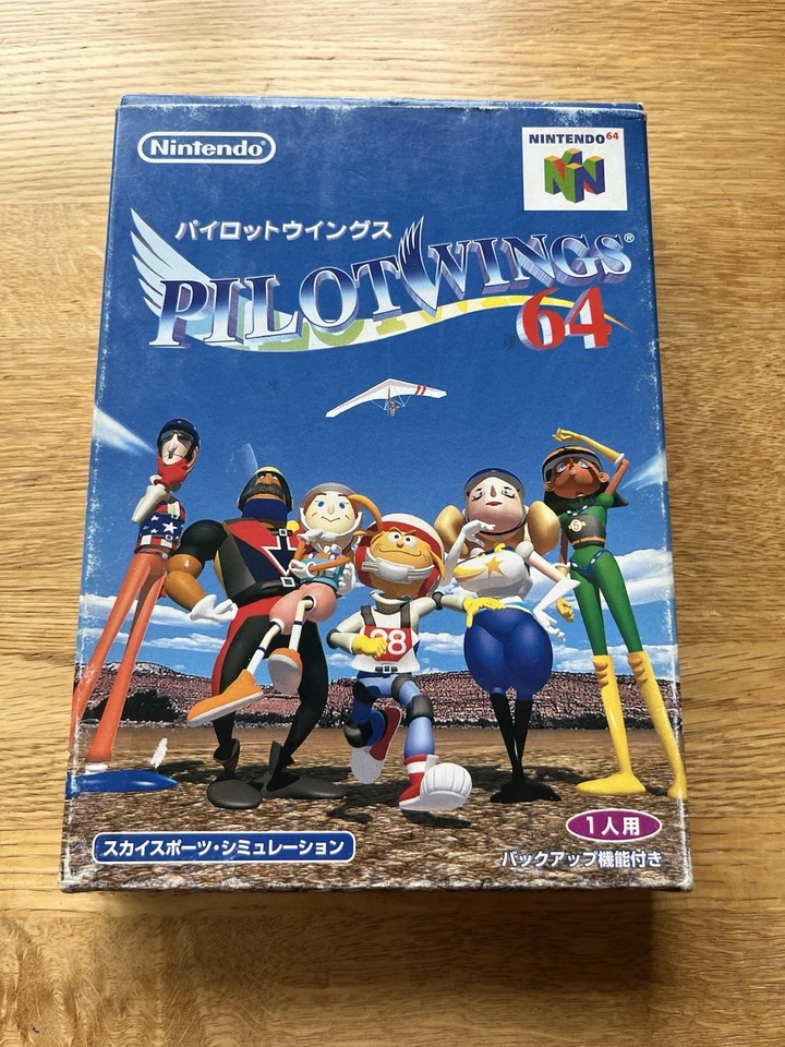 Pilot Wings 64 JAPAN JPN Nintendo 64 N64 CIB Complete In Box - Image 4 of 4