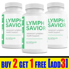 Lymph Savior Advanced Lymphatic Health Support Dietary Supplement 60 Caps