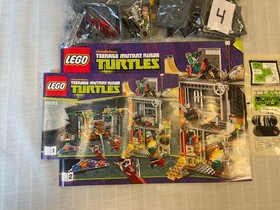 TURTLE LAIR ATTACK, SHELLRAISER STREET CHASE, BAXTER ROBOT RAMPAGE Lego sets