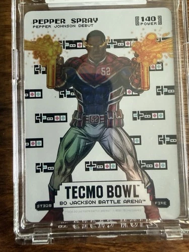 2026 Bo Jackson Battle Arena TECMO Bowl Pepper Spray Fire Sore Thumb ST329
