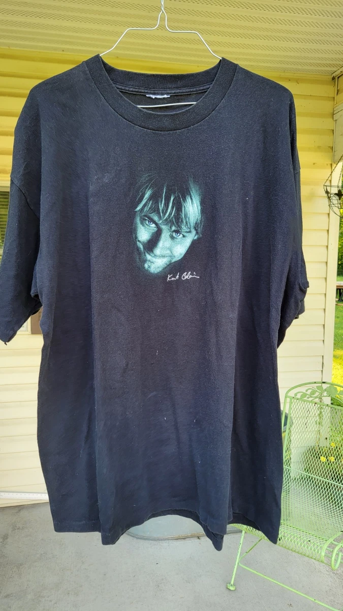 Kurt Cobain T Shirt Vintage In Men's T-Shirts for sale - eBay