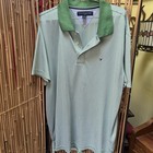 Tommy Hilfiger Golf Polo Shirt Mens XL Striped Green Short Sleeve — photo 1