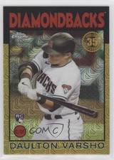 2021 Topps Silver Pack 1986 Chrome Baseball Gold 37/50 Daulton Varsho 0hk3