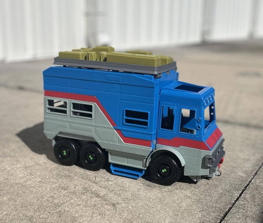 Casa rodante Ben 10 con canastilla de óxido camión alienígena Transforms pieza rara compañeros de juego no completa Foto 3 de 4