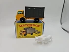 Lesney Matchbox Dodge Cattle Truck No 37 E4 Box Yellow Complete England