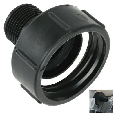 Ibc Eau R��servoir Adaptateur Fourre-Tout Vidange S60X6 Raccord de Tuyau Outil - Photo 1/4