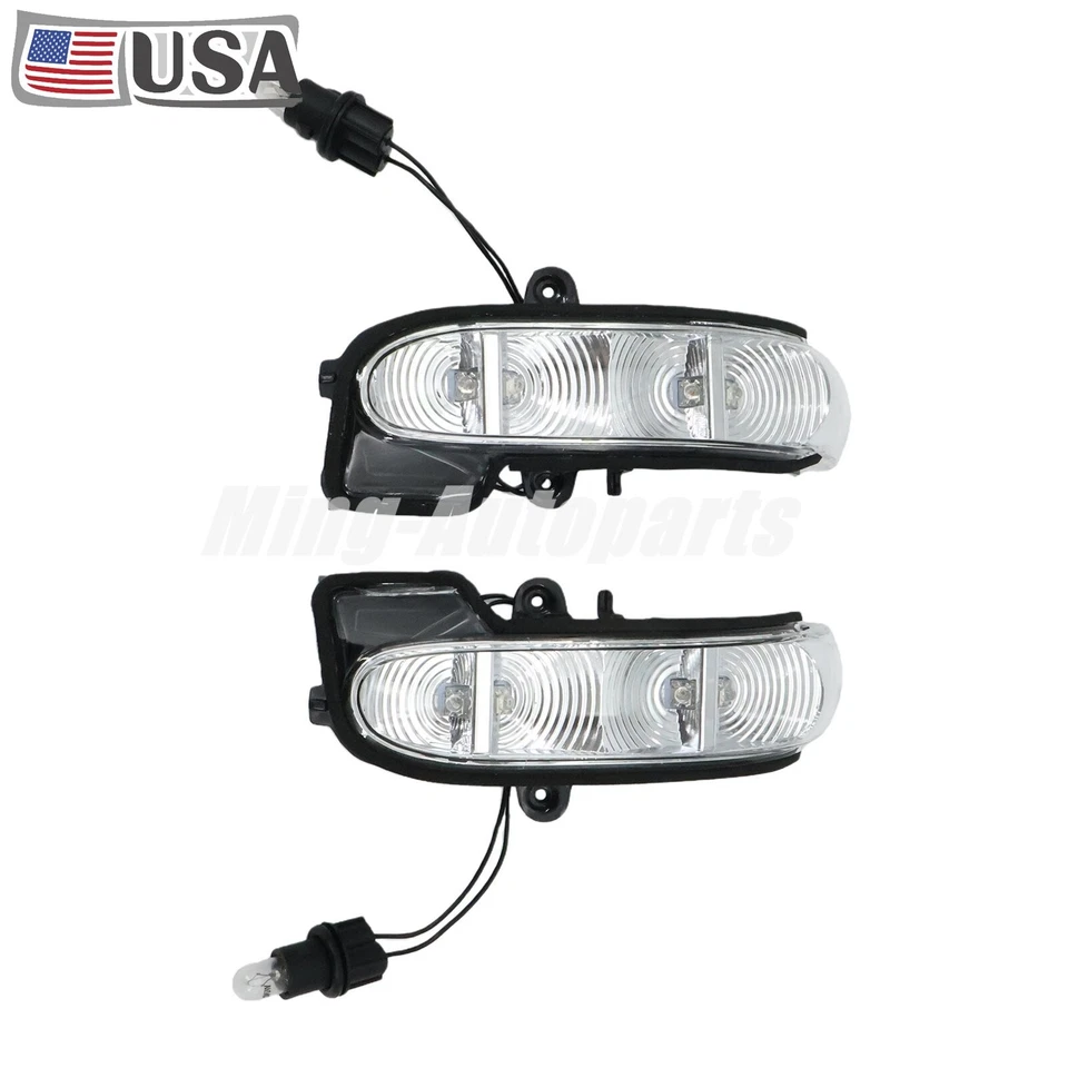 2X Luz de señal de giro del espejo lateral L+R para Mercedes Benz Clase E W211 S211 2002-06 Foto 3 de 4