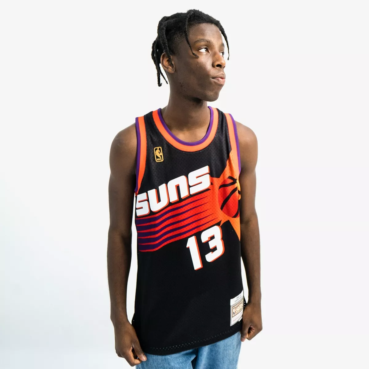 Phoenix Suns Steve Nash 1996 Hardwood Classics Alternate Swingman Jersey By  Mitchell & Ness - Black - Mens