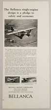 1931 Print Ad Bellanca Airbus Passenger Planes Pacemaker,Skyrocket New Castle,DE