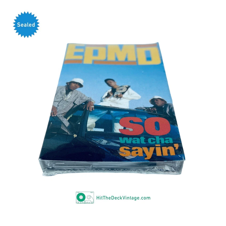 EPMD - So Wat Cha Sayin' Single Cassette Tape (1989) 80s Hip Hop SEALED - Image 4 of 4