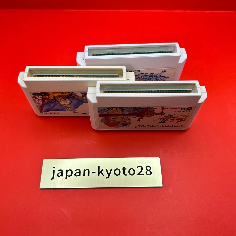 FINAL FANTASY I II III 1 2 3 NES SQUARE Nintendo Famicom From Japan jp - Image 3 of 4