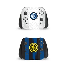 INTER MILAN 2023/24 CREST KIT VINYL SKIN FOR NINTENDO SWITCH JOY CONTROLLER