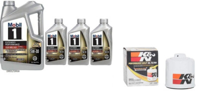 Mobil1 5w30 EP/HM Adv Full Syn Motor Oil - 8 Quarts w/K&N HP-1008 Oil Filter