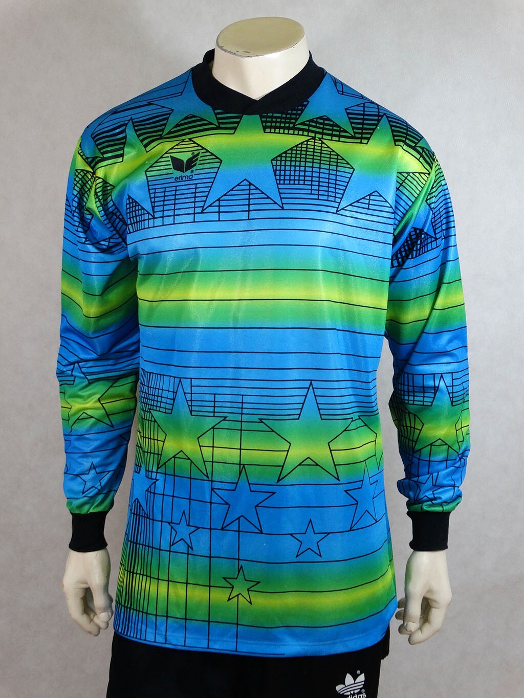Vintage Erima Template Shirt Jersey Trikot West Germany XL 9/10 # 1 Goalkeeper