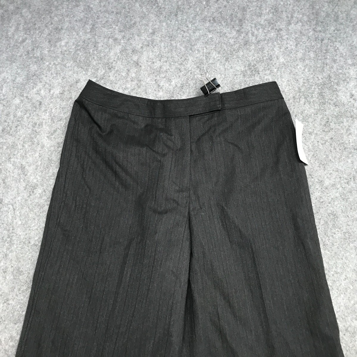 Signature by Larry Levine Pants Womens Size 4 Charcoal Gray