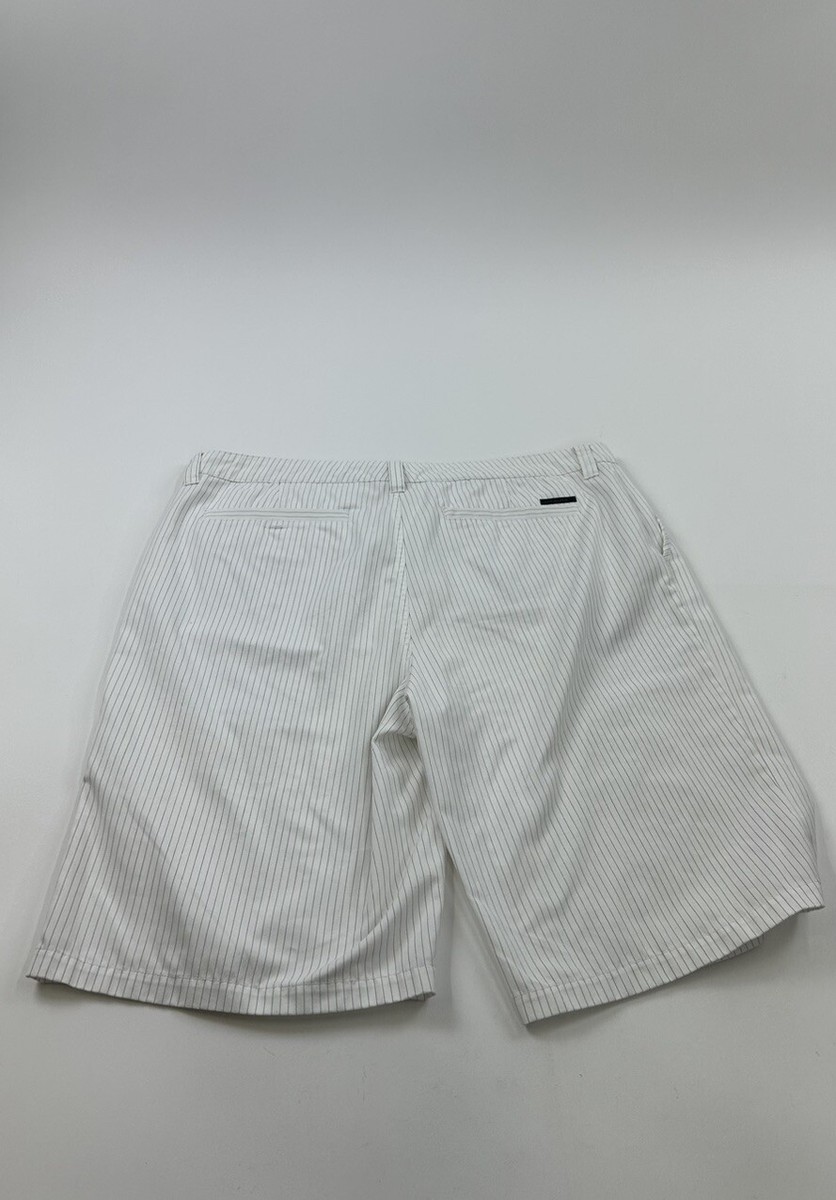パンツ 00s quicksilver check wide baggy shorts Vintage Quiksilver Shorts Men's 40 White Pin Striped Baggy | eBay