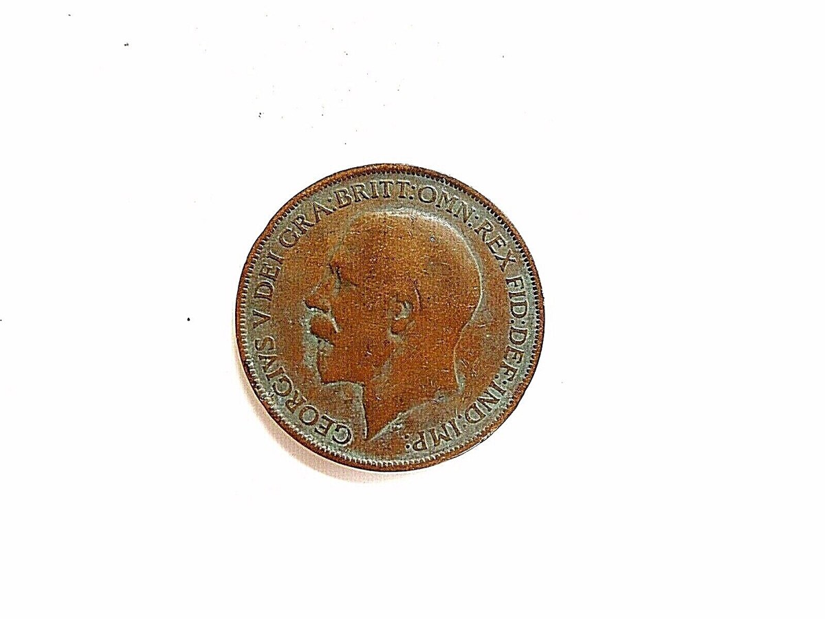 1913 British One Penny 