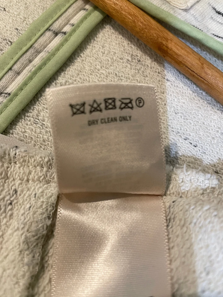 Cartonnier Anthropologie бежевый вязаный блейзер куртка оборки отделки женщин XS - Изображение 4 из 4
