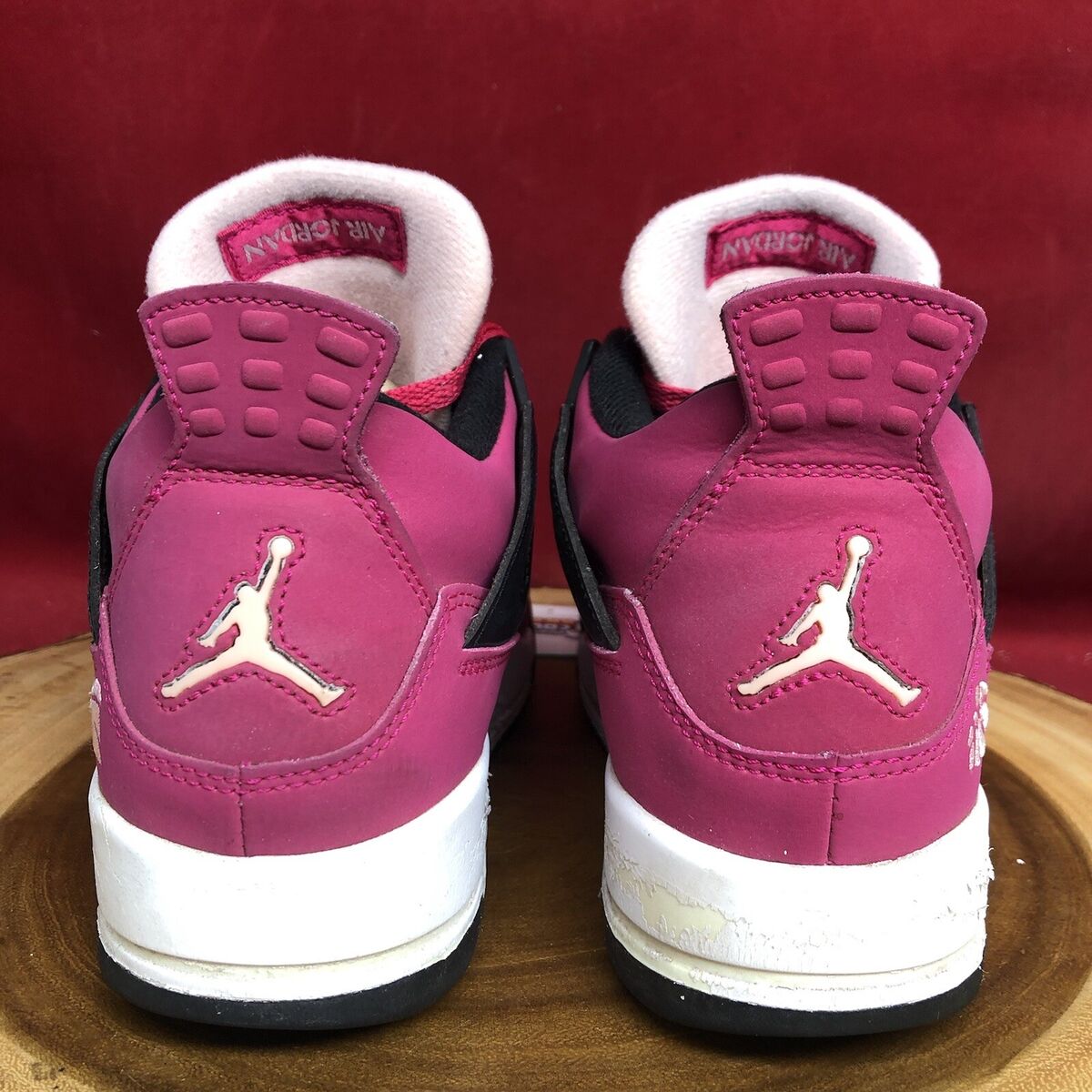 NIKE AIR JORDAN IV 4 RETRO GS VOLTAGE CHERRY PINK WHITE NIKE AIR JORDAN IV 4 RETRO GS VOLTAGE CHERRY PINK WHITE
