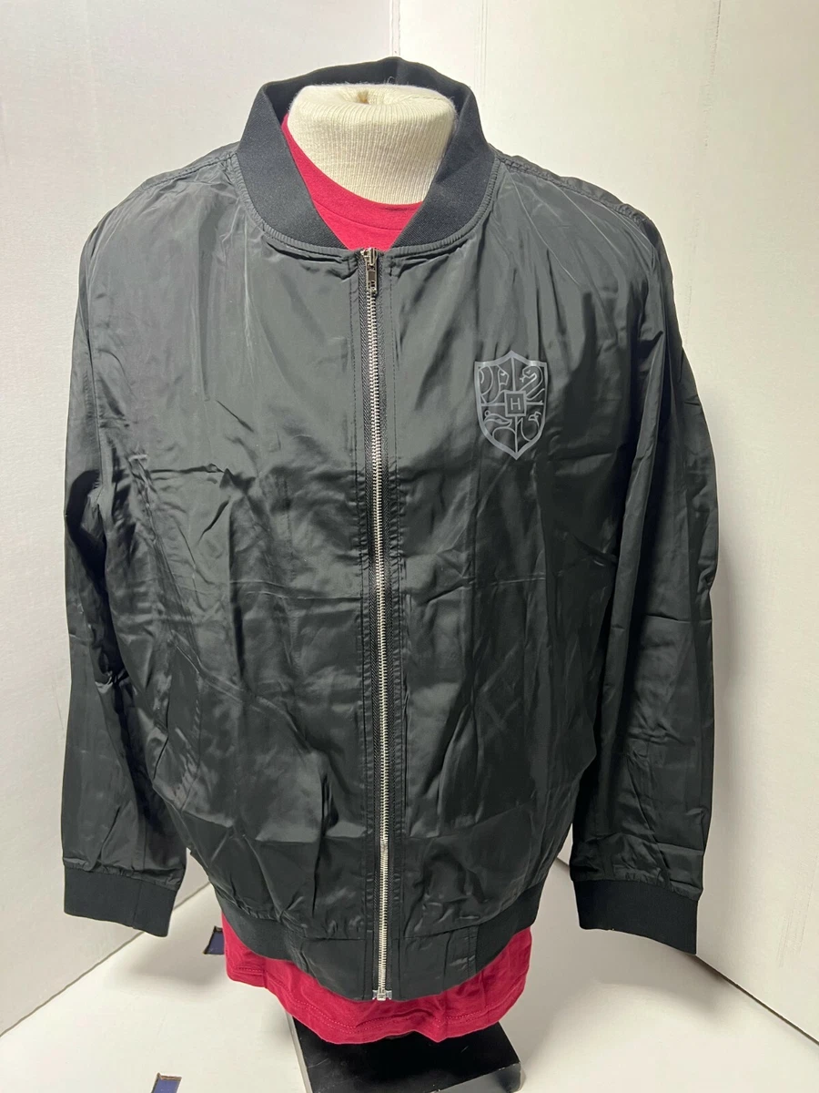 HARRY POTTER WIZARDING WORLD SLYTHERIN Crest Bomber Jacket NEW OFFICIAL