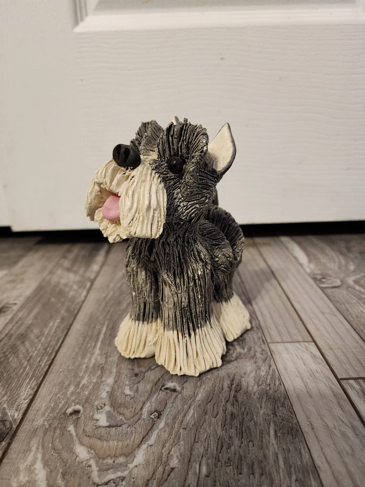 Скульптура милой собаки ручной работы - Изображение 2 из 4