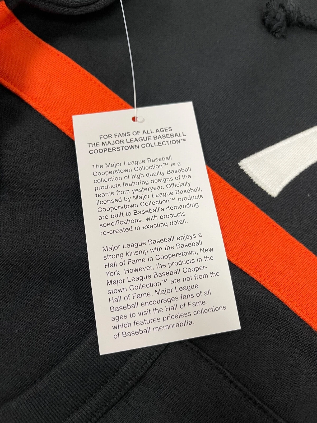 Men's New York Mets Mitchell & Ness Black Head Coach Pullover Hoodie NWT Size L