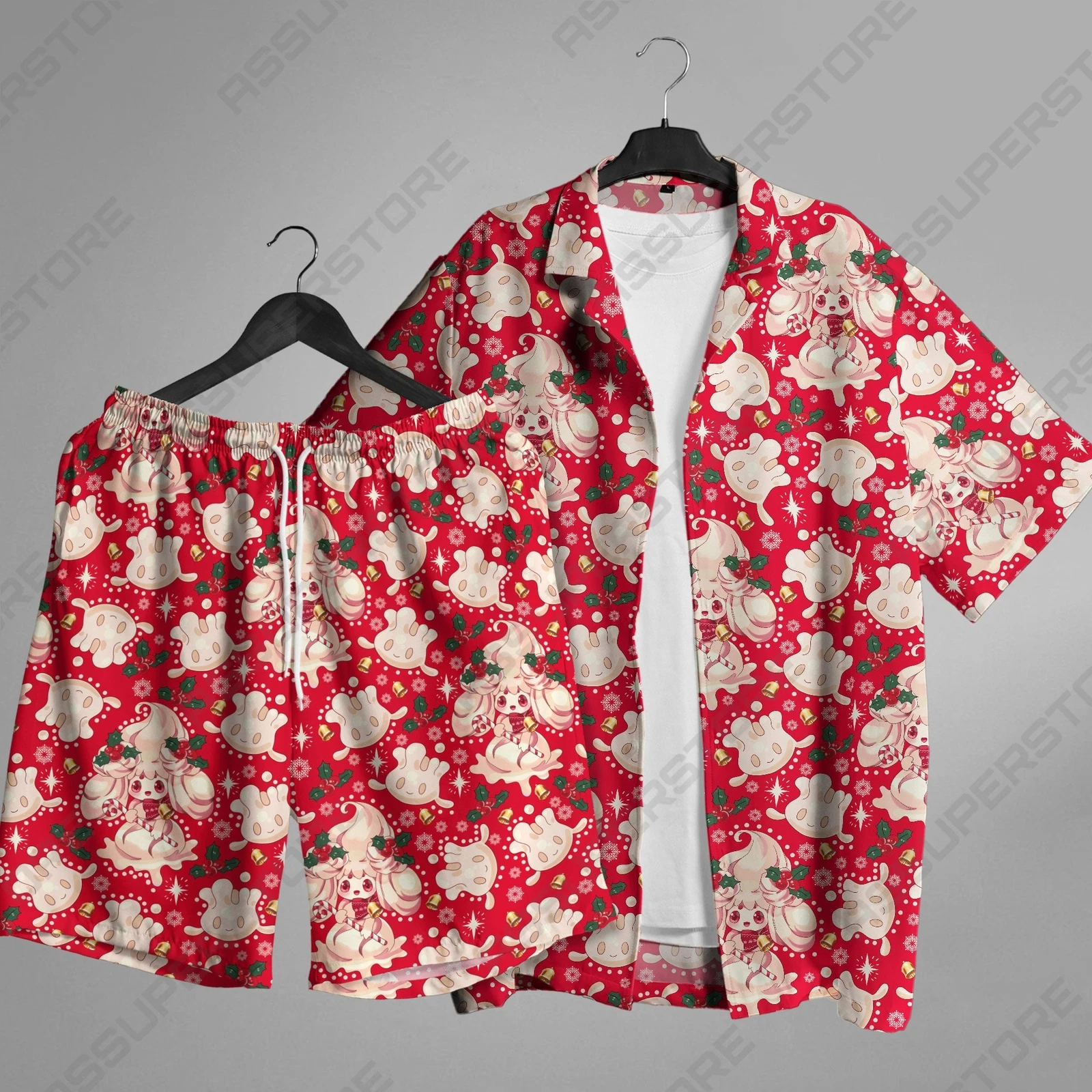 Alcremie Hawaiian Button-Up Shirt Alcremie Hawaiian Alcremie Shirt Gift
Opens in a new window or tab