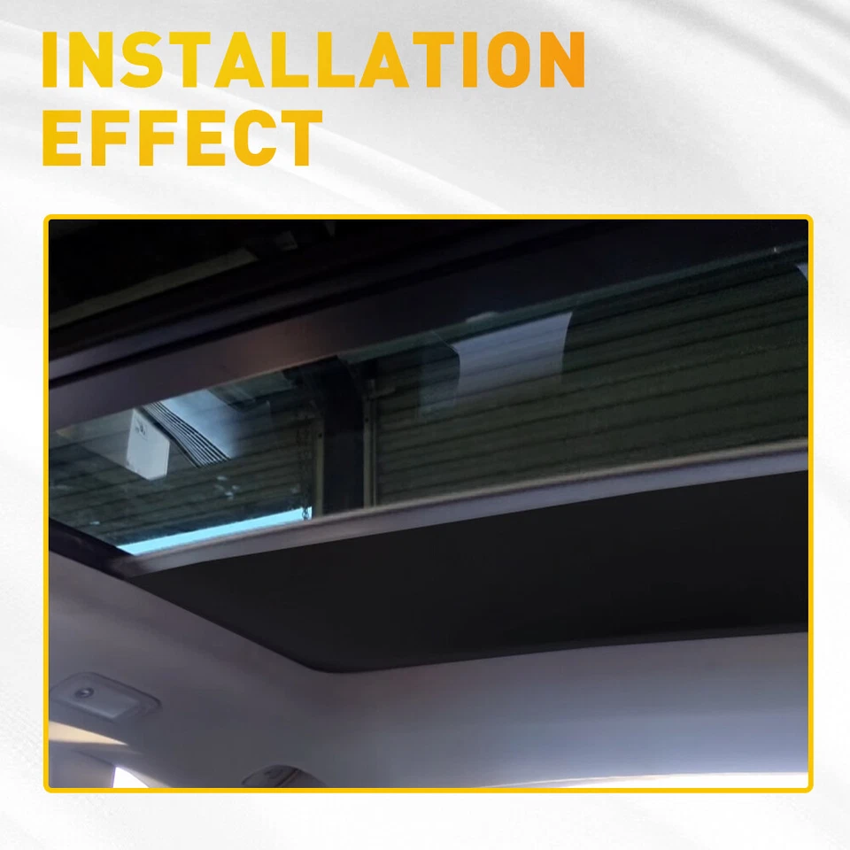 Parasol techo corredizo negro para cubierta Audi Q5 2010-17/VW Tiguan 2010 2011 2012-2016 Foto 3 de 4