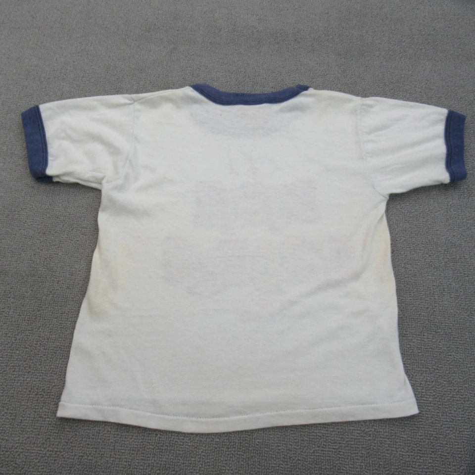 Camisa vintage Busch Gardens juvenil L beige Williamsburg años 90 puntada única timbre Foto 4 de 4