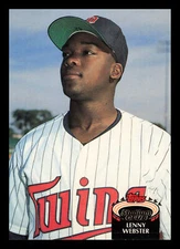 Lenny Webster #183 1992 Stadium Club Minnesota Twins
