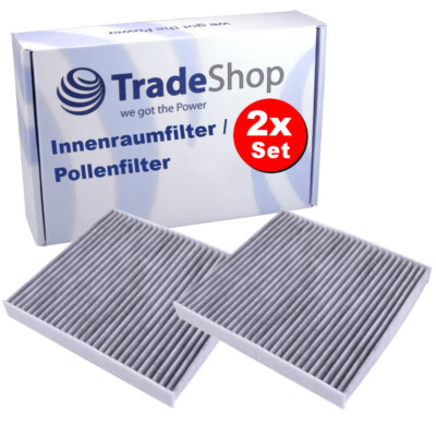 2x Innenraumfilter Staubfilter ersetzt COMLINE EKF 328 A, COOPERSFIAAM PCK8361