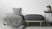 3,19 €/Qm / Tapete Erismann Tresor 10033-10 Wellen Creme Grau Modern Vliestapete