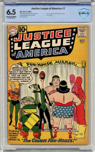 Justice League of America #7 - DC 1961 Silver Age Issue - CBCS FN+ 6.5