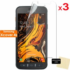 3 Pack of CLEAR Screen Protector Cover Guards for Samsung Galaxy Xcover 4S