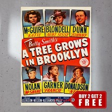 A Tree Grows in Brooklyn (1945) 7x5 Movie Poster Premium Gloss 230gsm Paper 001