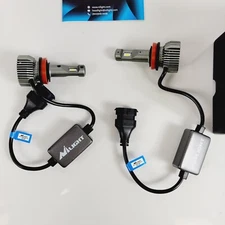 Nilight H11/H8/H9 LED Headlight Bulbs H11 Cool White IP67 Pack of 2