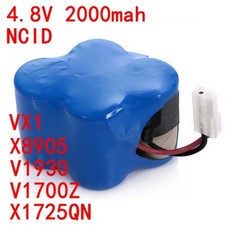 4.8V 2.0Ah Battery For Euro-Pro Shark X1725QN V1930 V1700Z Cordless Sweepers US