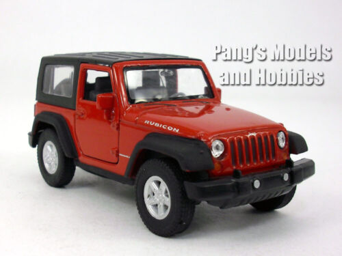 4.25 Inch Jeep Wrangler Rubicon Hard Top 1/32 Scale Diecast Model - Red - Picture 1 of 5