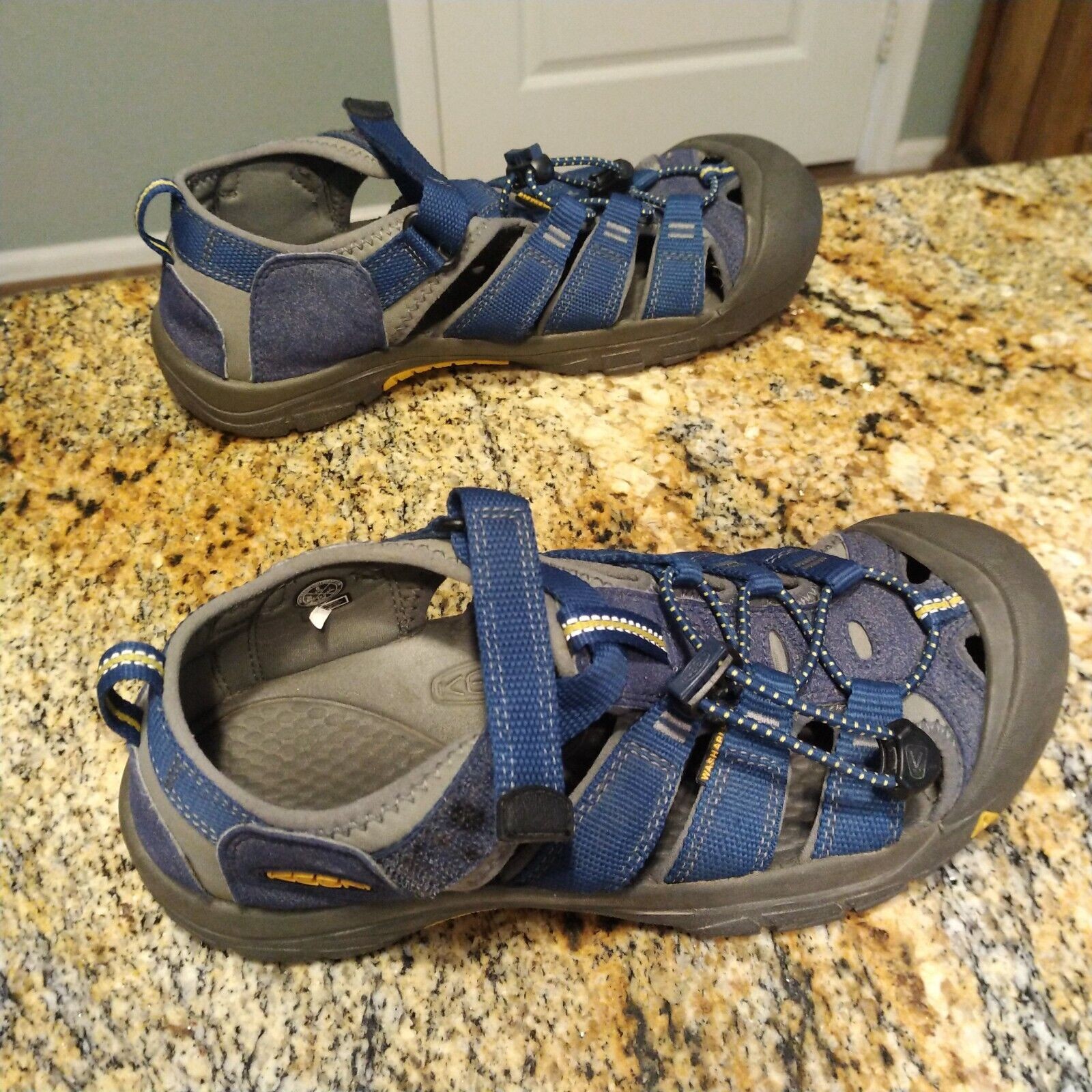 Sandali Keen Newport H2 Big Kids blu grigio impermeabili avventura 1009962 taglia US 6