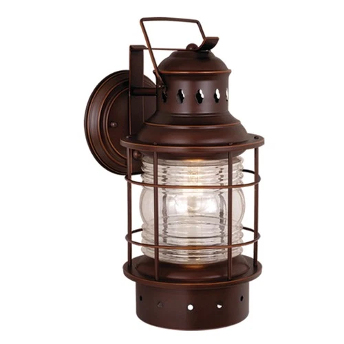 Vaxcel Lighting OW37081 Hyannis 1 Light Outdoor Wall Sconce - - Bronze - Picture 1 of 11