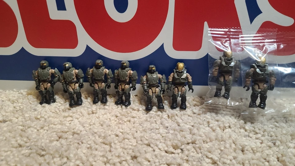 Mega Bloks Construx Halo Yankee Marines Flamemarines Squad Lot - Image 2 of 3