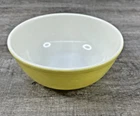 Vintage Pyrex Primary Yellow Mixing Bowl 404 4 Quart Large Nesting Mid Century
