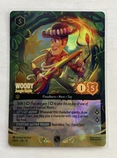 Lorcana Wilds Unknown Set Campeonato Top 8 Woody Promo Foil Card ENVÍO RÁPIDO