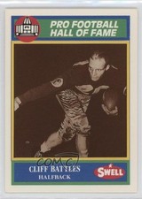 1990 Swell Pro Football Hall of Fame Cliff Battles #63 HOF