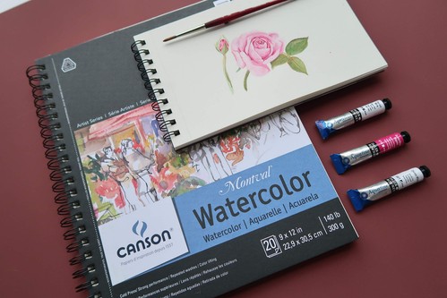 Artist Series Montval Watercolor Paper, Foldover Pad, 9x12 inches, 12 Sheets ... - Bild 3 von 7