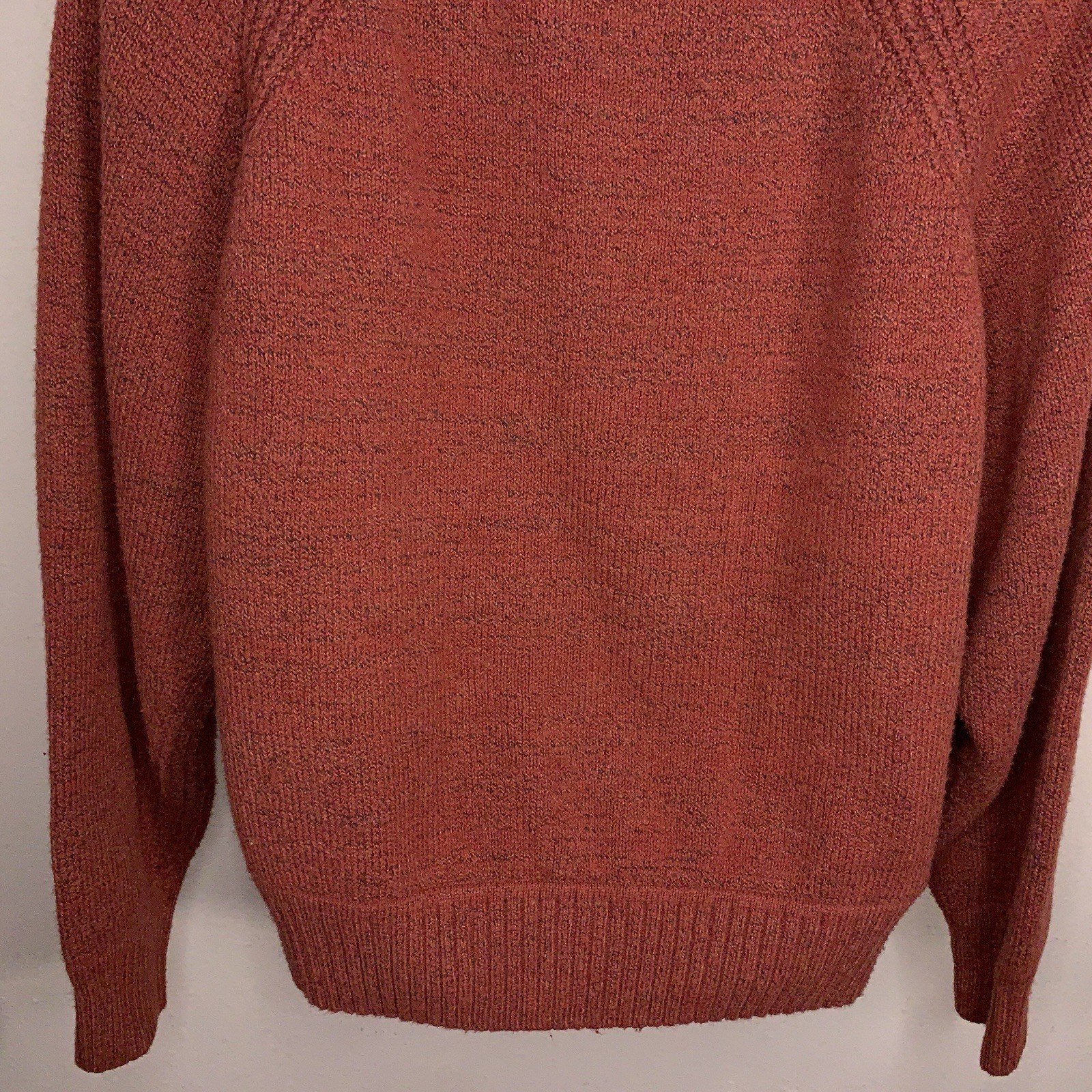 Small Universal Thread Brick Orange Red Sweater C… - image 9
