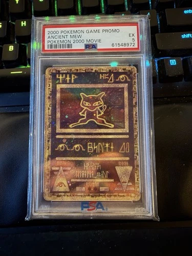 Pokémon Ancient Mew Promo Holo PSA 5 2000 Movie Miscellaneous Cards
