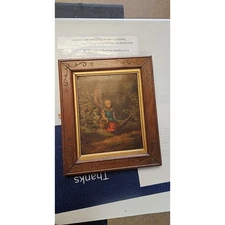 Rest on The Roadside George E. Niles Chrome Litho By Prang 1861-1897