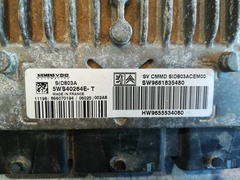 9661835480 centralina motore PEUGEOT 407 SW 2004 416460 - Immagine 3 di 4